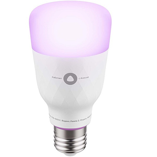 Умная лампочка Яндекс YNDX-00010, RGB, E27, 9w