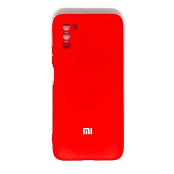 Задняя накладка SILICONE COVER для Xiaomi Poco M3 красный