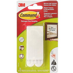 Застежки Command для рамок картин, до 7,2кг, 4шт 1047495
