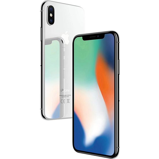 Смартфон APPLE iPhone X  64Gb Серебристый (Б/У)