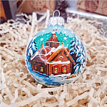 Шар "Волшебный домик", 65мм, в подарочной упаковке КУ-65-214177/1