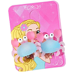 Клипсы детские "Выбражулька" крабики, цвет розово-голубой   6967364