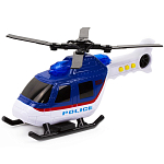 Вертолёт с подвижными деталями "Полицейский вертолет", свет, звук, 18 см
