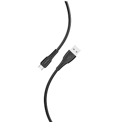 Кабель USB <--> Type C  1.0м SMARTBUY S40 черный (iK-3112-S40b)