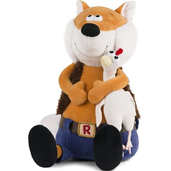 Мягкая игрушка «Ловкий Лис и Курица», 24 см