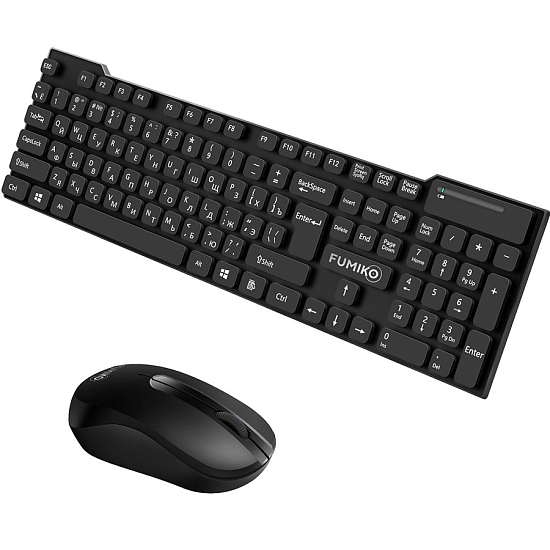 Клавиатура+мышь БП FUMIKO OFFICE MASTER черный
