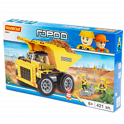 Конструктор ПОЛЕСЬЕ Город. Строительная бригада-3 , 421 эл.