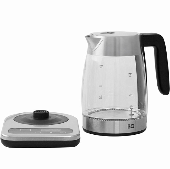 Чайник электрический BQ KT1736G Черный-стальной