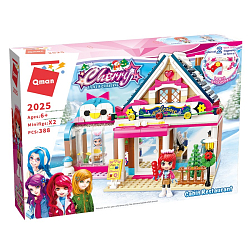 Конструктор QMAN "Розовый мир: Кафе с террасой" (388 дет.)