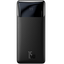 Внешний АКБ BASEUS (20000mAh) 15W Bipow Digital Display Overseas Edition, черный (PPBD050101)