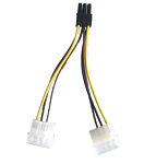 Переходник питания EXEGATE PCI-Express 6pin (от 2х разъемов Molex (IDE)