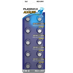 Элемент питания SAMSUNG PLEOMAX AG03 (392) LR736, LR41 Button Cell (10/100/1000/98000)