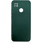 Задняя накладка SILICONE COVER для Xiaomi Redmi 9C №10 Темно-зеленый
