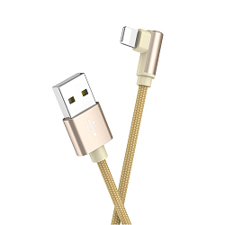 Кабель USB <--> Lightning  1.0м BOROFONE BX26 Express золотой