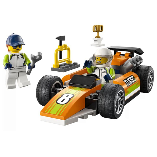 Конструктор LEGO City 60322 Гоночный автомобиль УЦЕНКА 1