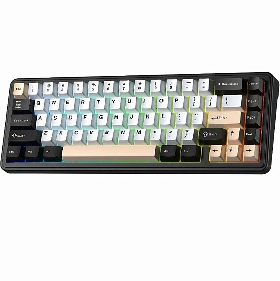 Клавиатуры AULA F65 White-Black-Pink