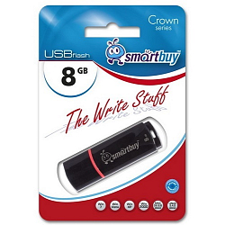 USB  8Gb Smart Buy Crown Black