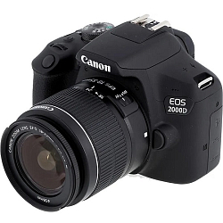 Фотоаппарат CANON EOS 2000D Kit EF-S 18-55 mm f/3.5-5.6 IS II