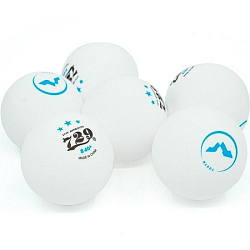Мячи для настольного тенниса 729 3***  WTT YOUNG GAME ITTF бел. 6 шт. (бесшовные)