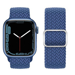 Нейлоновый ремешок HOCO WA05 Jane Eyre для Apple Watch 38-41mm cold sea blue