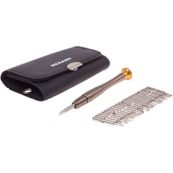 Набор отверток для точных работ REXANT 25 предметов в чехле (12-4762)