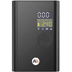 Портативный аккумуляторный электронасос Avalonica для мячей, 150 PSI, дисплей , 4000 мАч c функцией фонарика (AVA-AIR-003) черный