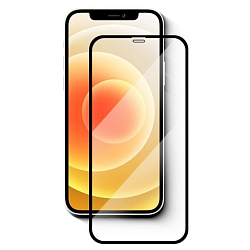 Противоударное стекло 9D VS для iPhone 12 mini черное