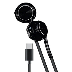Наушники WALKER H735, Type-C, черные