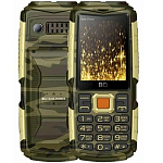 Телефон BQ 2410L Tank Power 4G Camouflage+Gold