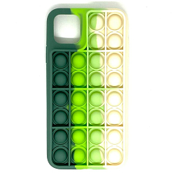 Силиконовый чехол POP IT для iPhone 11 Pro Max, №3, тонкий, непрозрачный, матовый