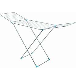 Сушилка 20 для белья цв.СЕРЕБРО напольная складная (200х55х96) СБ2 "НИКА"