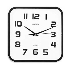 Часы настенные кварцевые ENERGY модель ЕС-08 квадратные