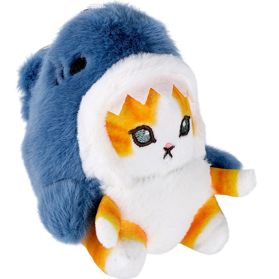 Брелок - Мягкая игрушка «Кот-акула» 11 см, цвет МИКС