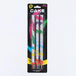 Набор тортовых свечей "Фонтаны", 23 см, 3 шт 7318083