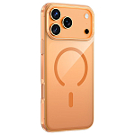 Задняя накладка KEEPHONE X-CRYSTAL ULTRA SLIM MAGSAFE CASE для iPhone 17 PRO MAX, orange