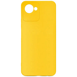 Силиконовый чехол DF для Realme C30s DF rmCase-27 (yellow)