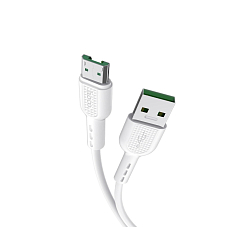 Кабель USB <--> microUSB  1.0м HOCO X33 Surge белый
