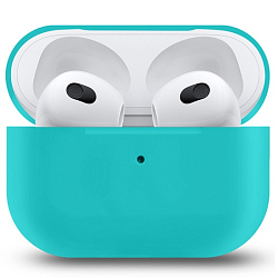 Силиконовый чехол ISA для AirPods 3 Silicone mint green
