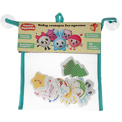 Набор для ванны МАЛЫШАРИКИ 12 шт в сетке КАПИТОШКА 279739