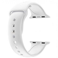 Силиконовый ремешок NONAME для Apple Watch 38/40/41mm №10 Белый