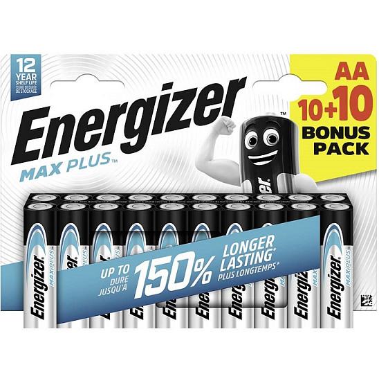 Элемент питания ENERGIZER LR06 BL10+10 MAX PLUS (120)