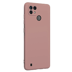 Задняя накладка NANO для Realme C21 (Розовый песок)