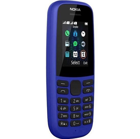 Телефон NOKIA 105 SS TA-1203 Blue