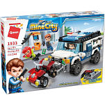 Конструктор QMAN Патруль «Полицейская погоня», 3 минифигуры и 244 деталей