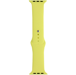Силиконовый ремешок HOCO WA01 Flexible для APPLE Watch 42/44/45/49mm, light lemon 