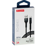 Кабель Type-C <--> Type-C  1.2м MAVERICK, 60W, черный