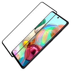 Противоударное стекло NONAME для Samsung Galaxy A71 полный клей
