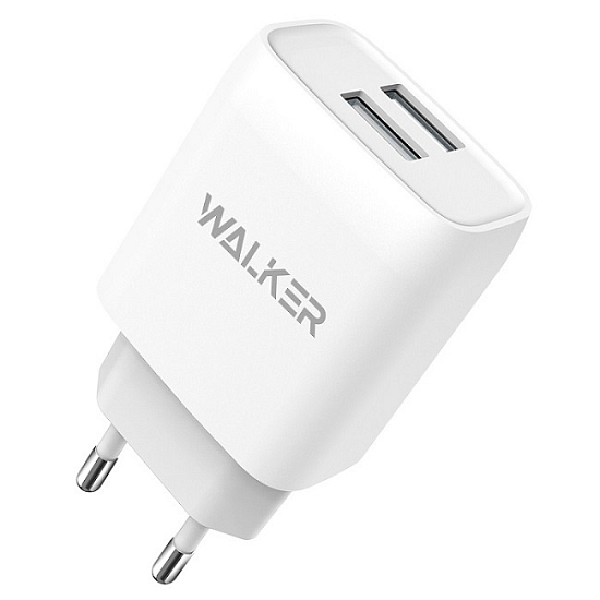 Сетевое ЗУ 2USB 2.1A WALKER WH-31 белое