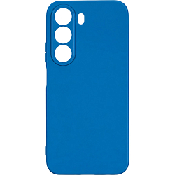 Задняя накладка ZIBELINO Soft Matte для Realme C100x 4G (синий) с микрофиброй