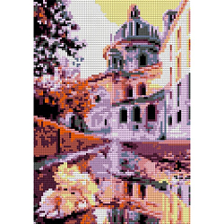 Алмазная мозаика Где-то в Париже 21 × 30 см (полное заполнение)